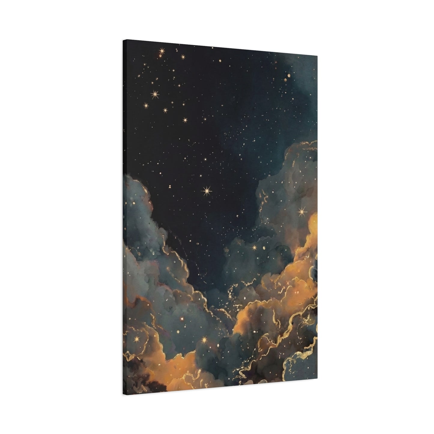 Celestial Dreams Canvas Wall Art | Celestial Sky Decor | Starry Night Artwork