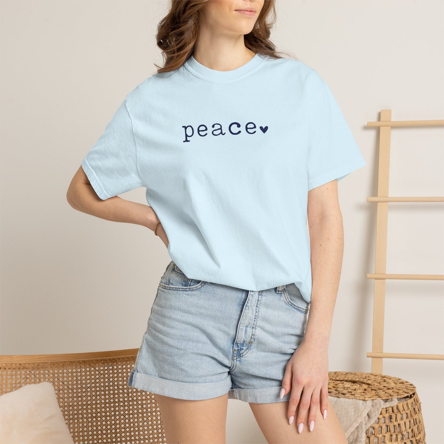 Peace T-Shirt | Minimalist Graphic Tee | Comfort Colors Shirt