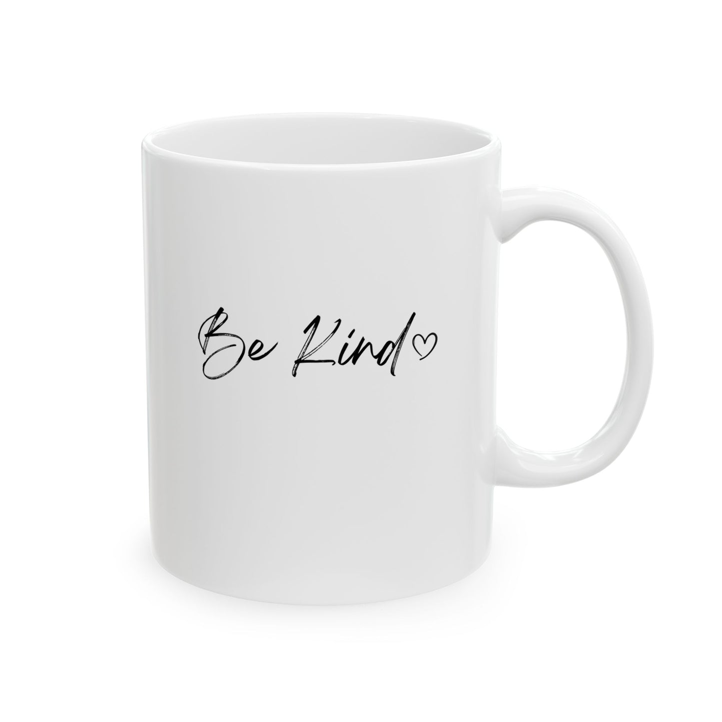 Minimalist Be Kind Heart Coffee Mug