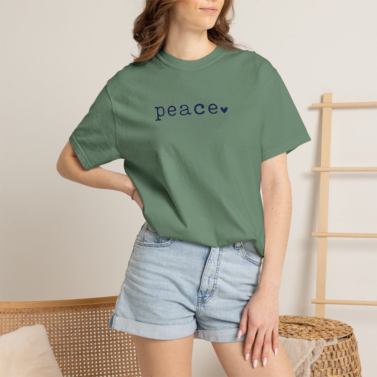 Peace T-Shirt | Minimalist Graphic Tee | Comfort Colors Shirt