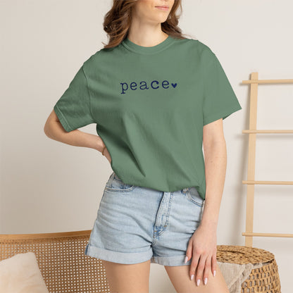 Peace T-Shirt | Minimalist Graphic Tee | Comfort Colors Shirt