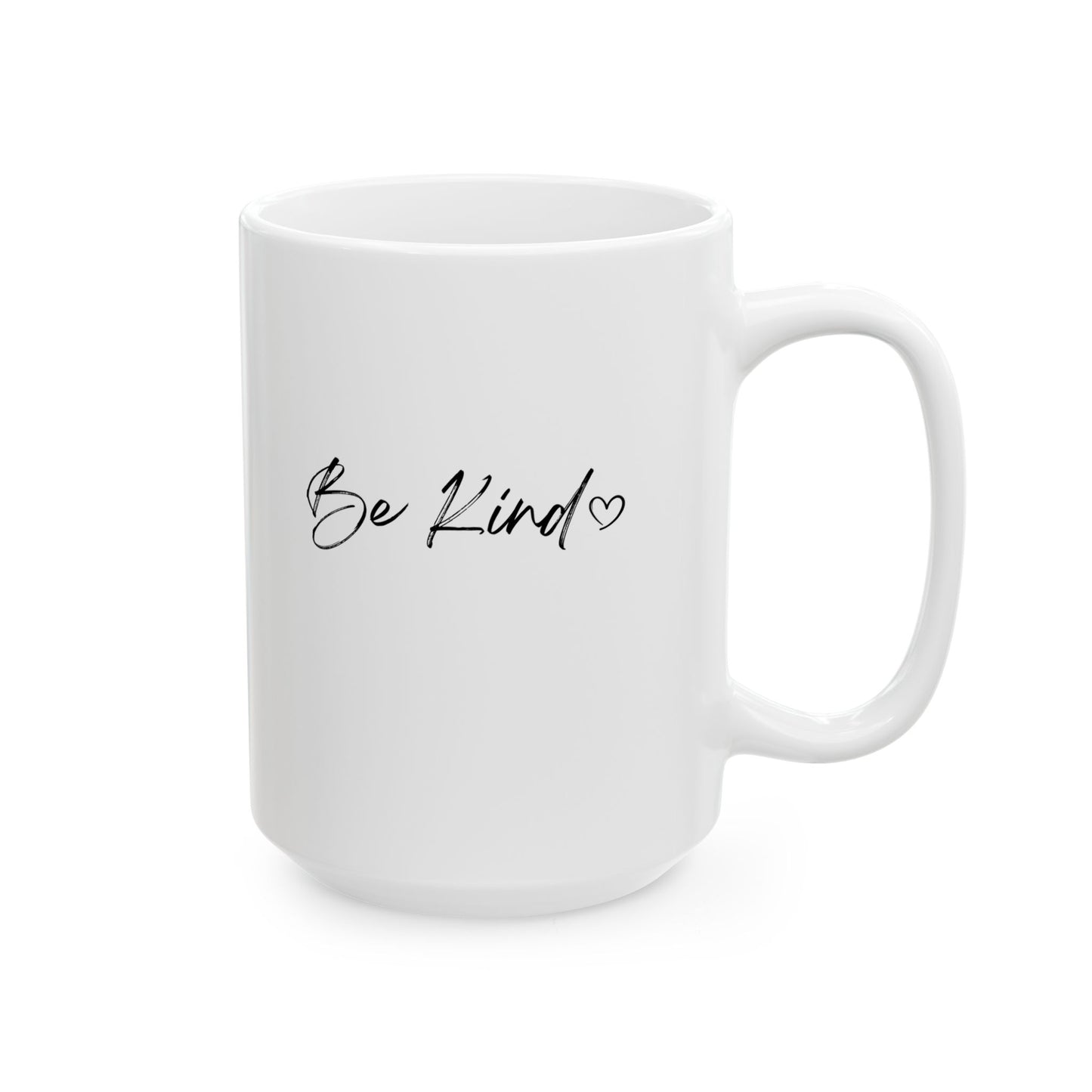 Minimalist Be Kind Heart Coffee Mug