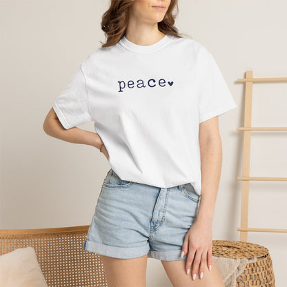 Peace T-Shirt | Minimalist Graphic Tee | Comfort Colors Shirt