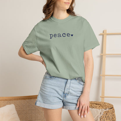 Peace T-Shirt | Minimalist Graphic Tee | Comfort Colors Shirt